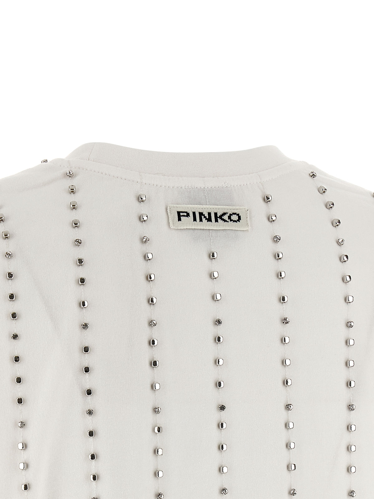 PINKO Wilma White Cotton T-Shirt for Women
