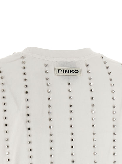 PINKO White Cotton T-Shirt