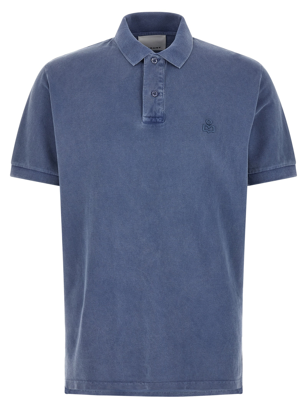 Polo en coton bleu Isabel Marant