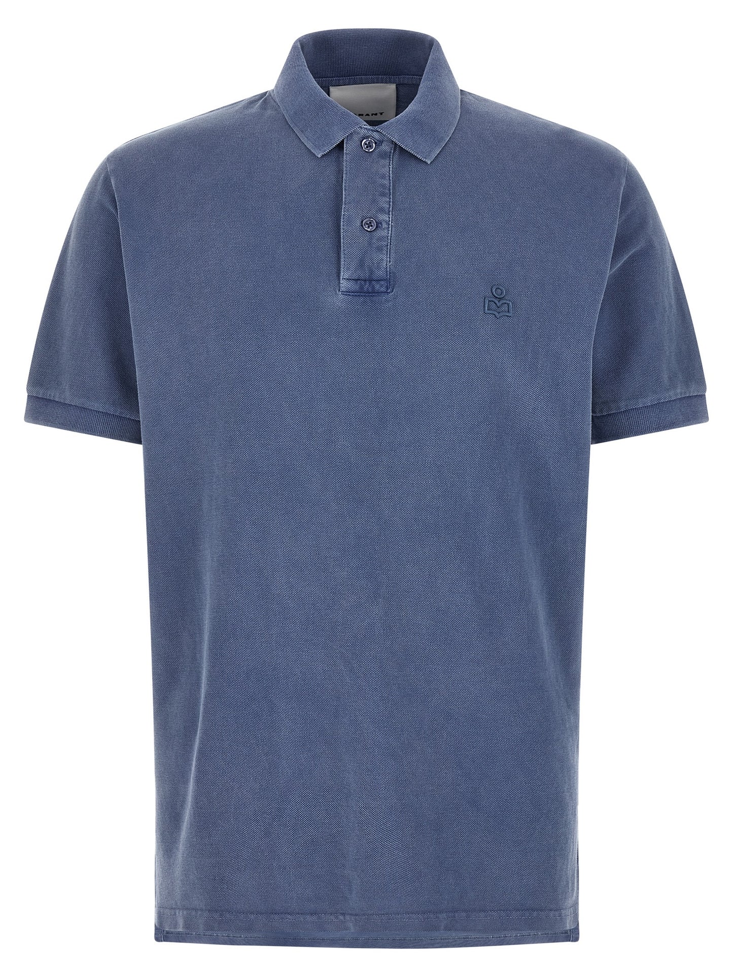 Isabel Marant Blue Cotton Polo Shirt