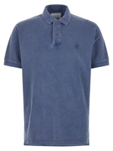 Polo en coton bleu Isabel Marant