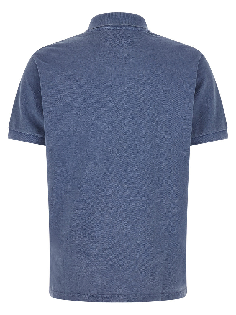 Isabel Marant Blue Cotton Polo Shirt