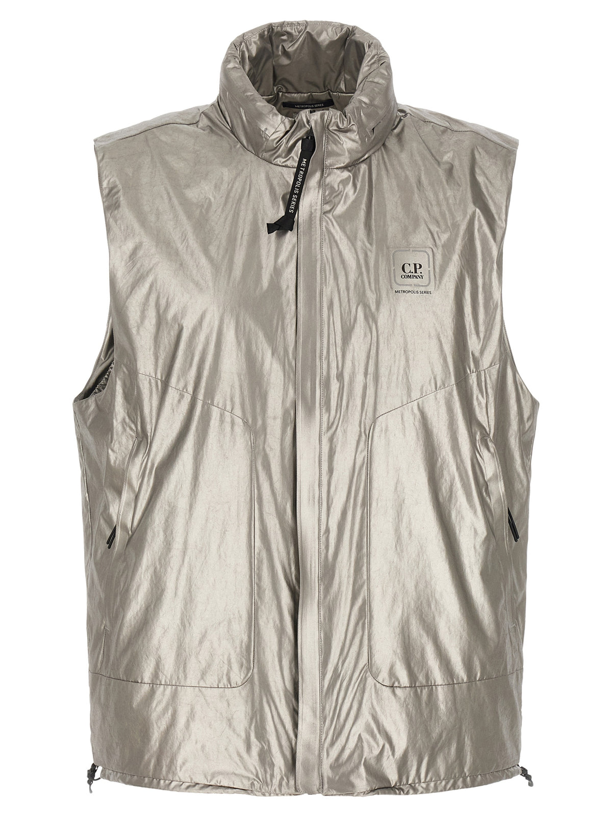 Veste sans manches C.P. Company en polyester argenté