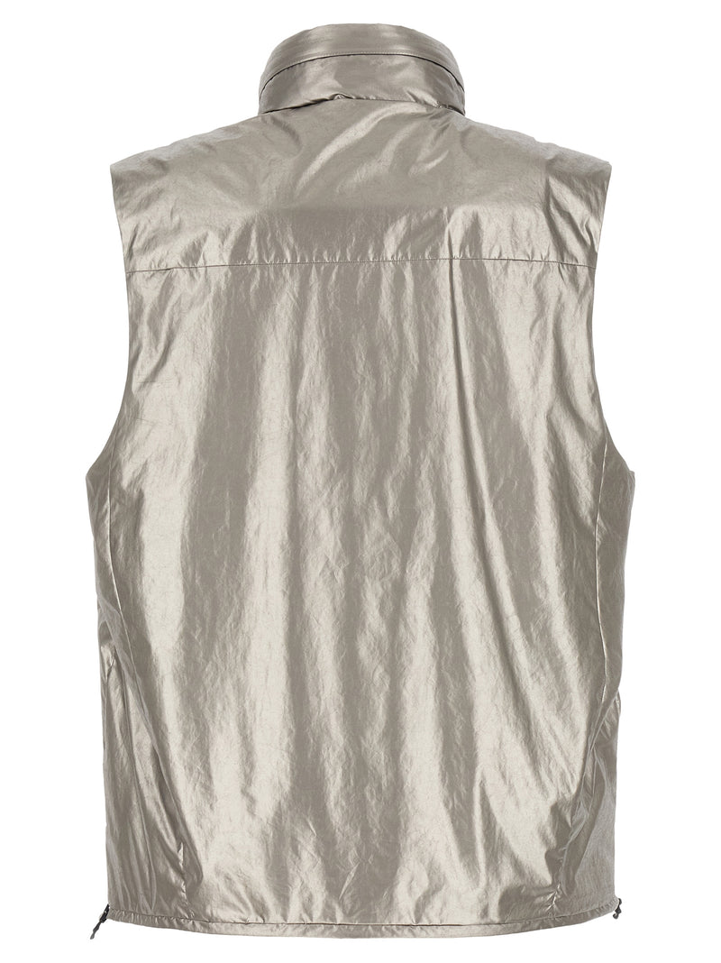 Veste sans manches C.P. Company en polyester argenté