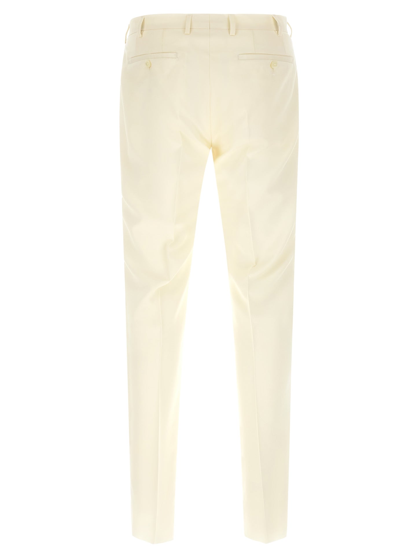 Pal Zileri White Wool Two-Piece Suit