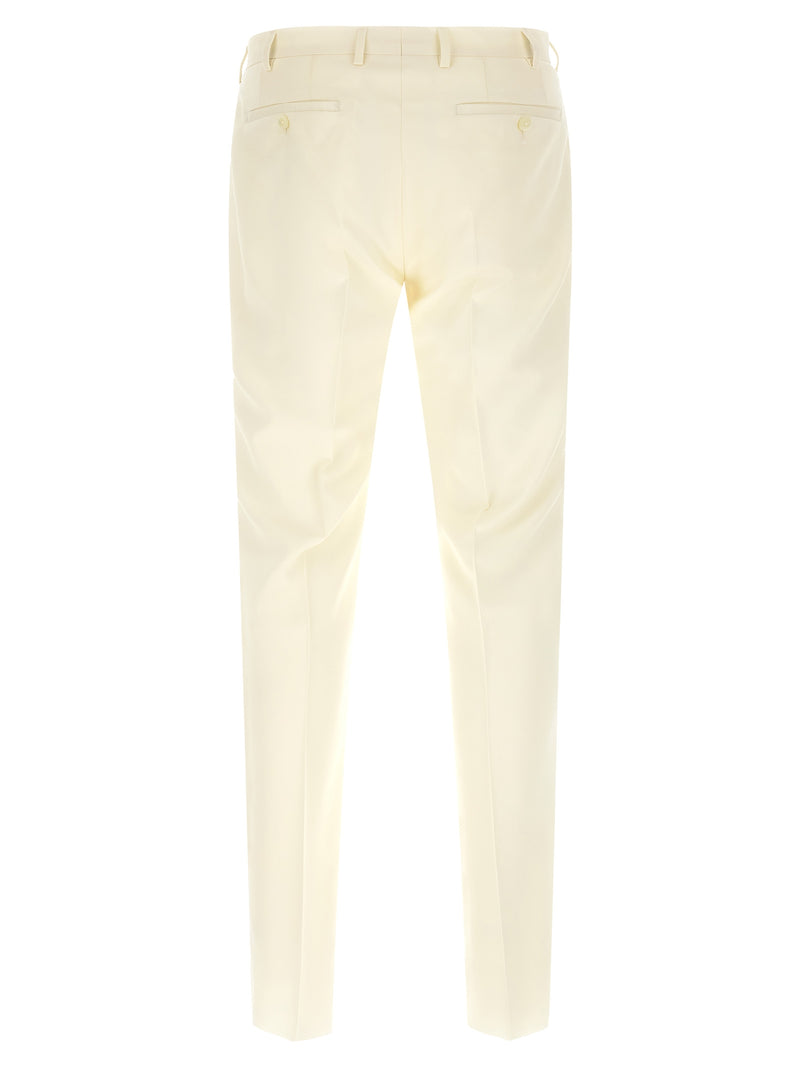 Pal Zileri White Wool Two-Piece Suit - Ceremony Line