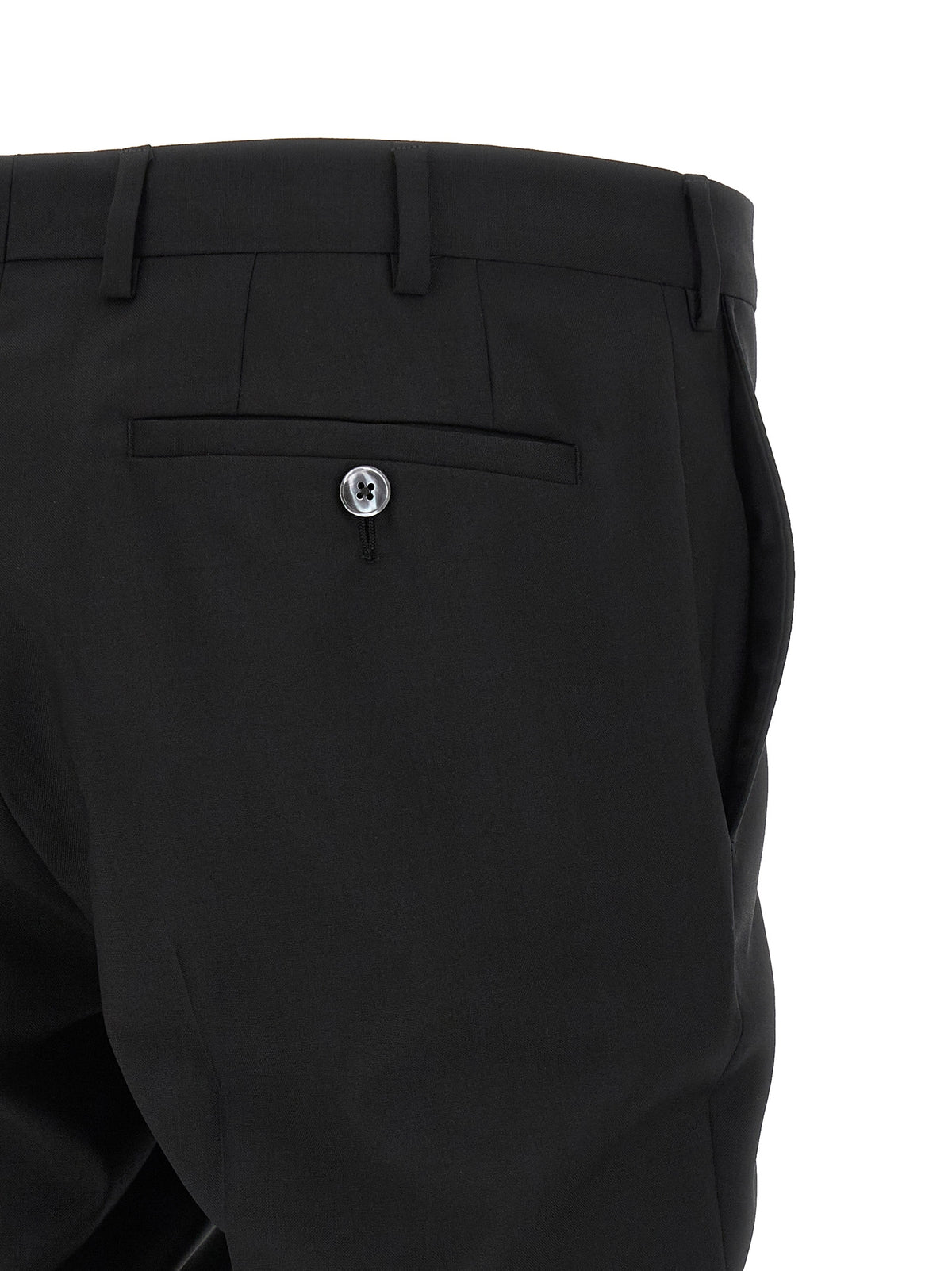 Pal Zileri Black Wool Two-Piece Suit