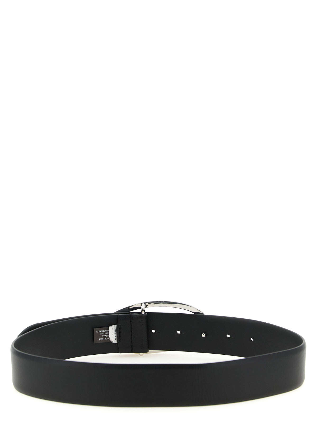 Ceinture standard en cuir noir Diesel