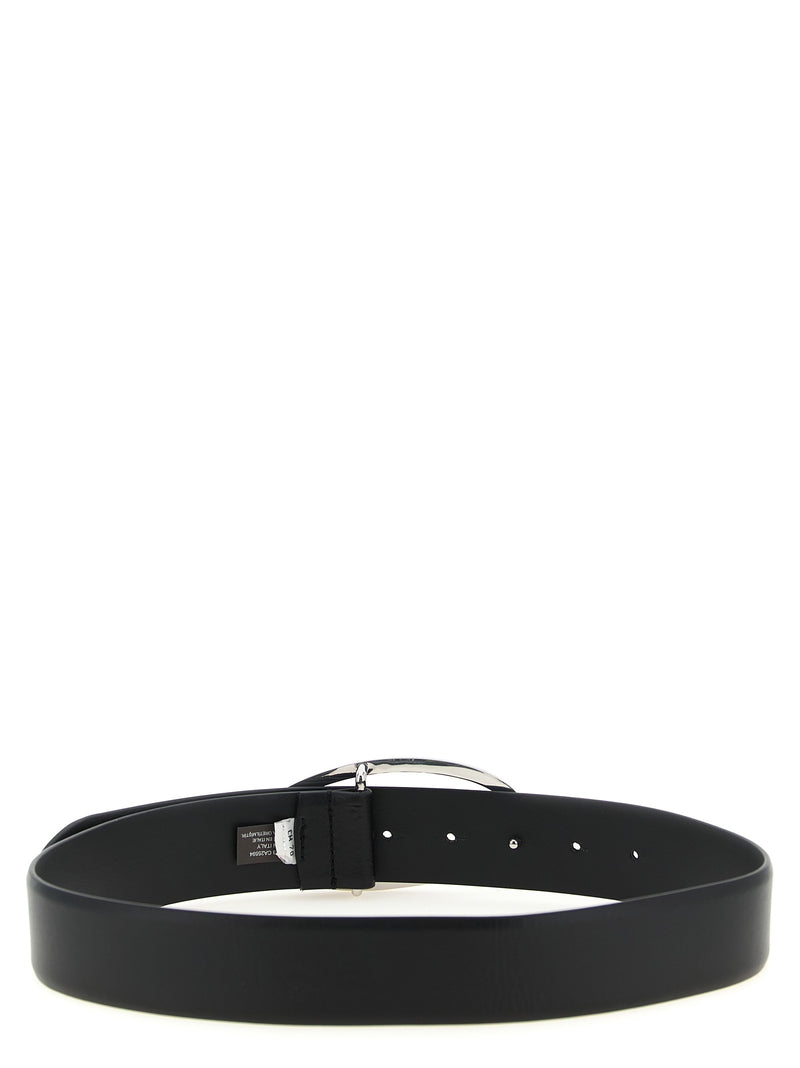 Ceinture standard en cuir noir Diesel