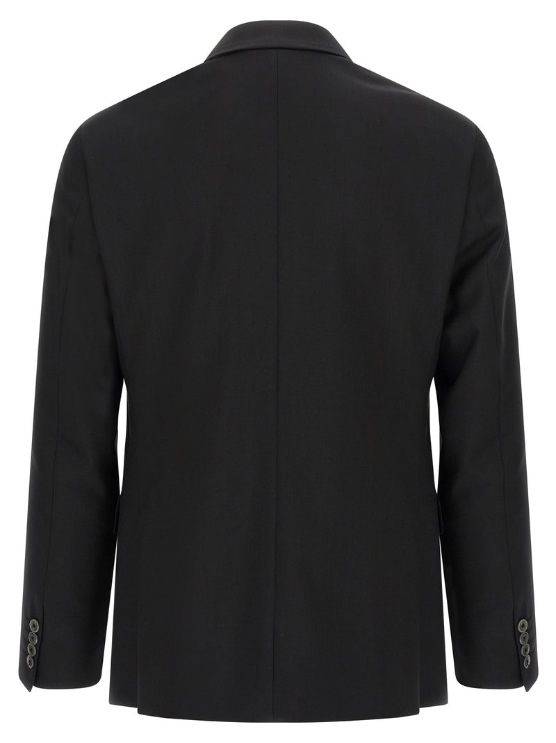 Pal Zileri Black Wool Two-Piece Suit