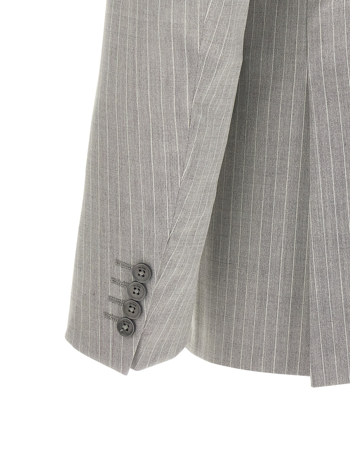 Costume deux pièces gris en polyester Pal Zileri