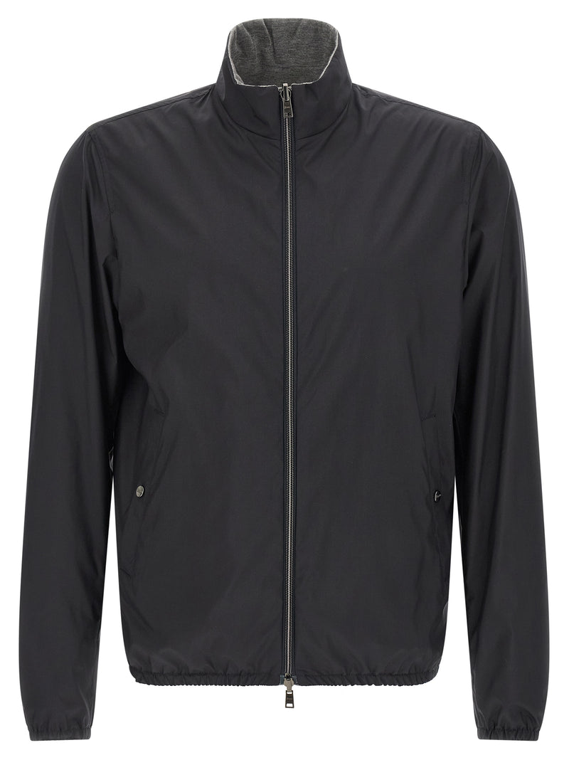 Herno Multicolor Reversible Light Bomber Jacket