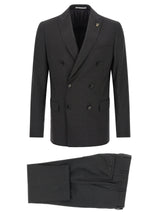 Costume deux pièces gris en viscose Pal Zileri