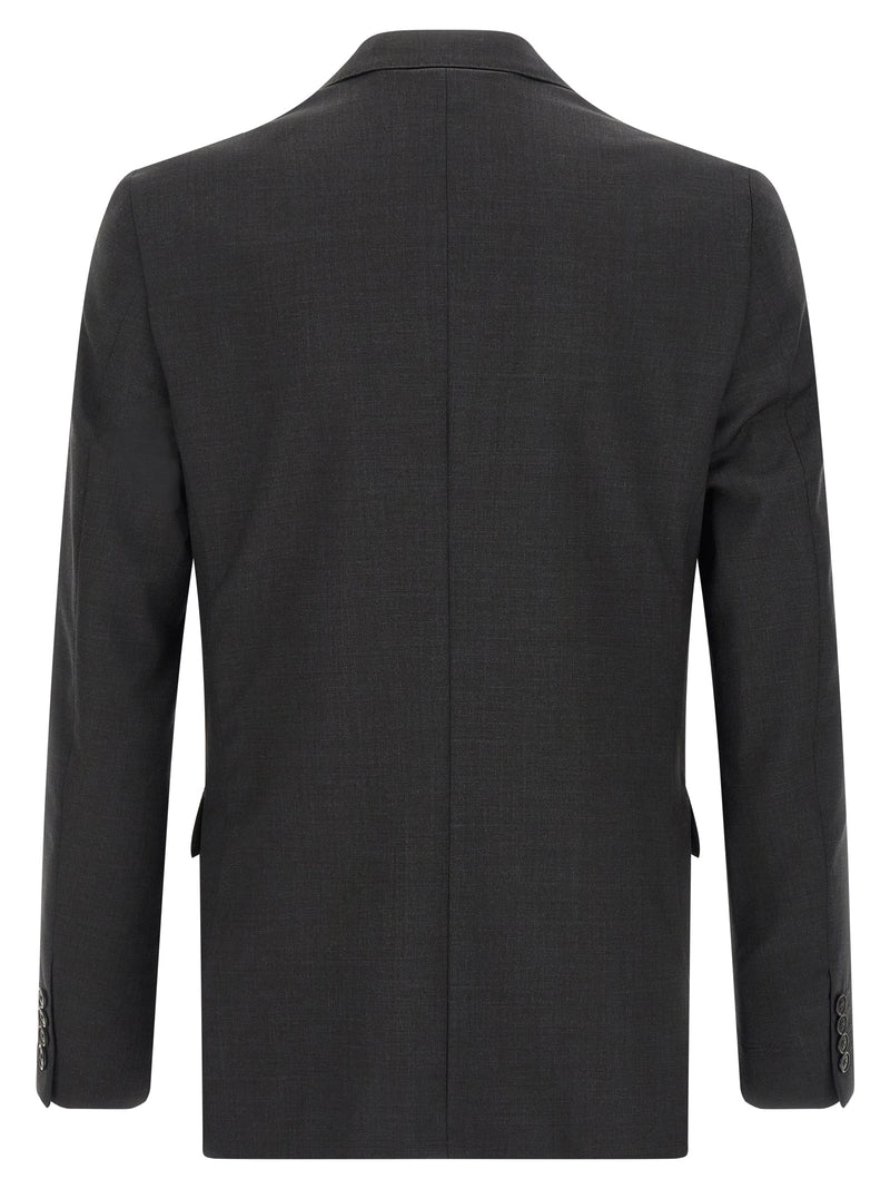Costume deux pièces gris en viscose Pal Zileri