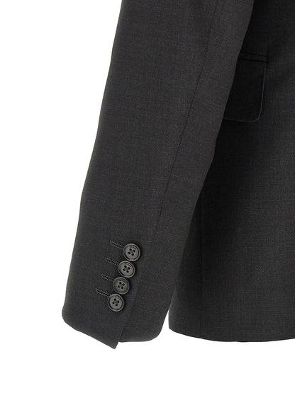 Pal Zileri Gray Viscose Two-Piece Suit