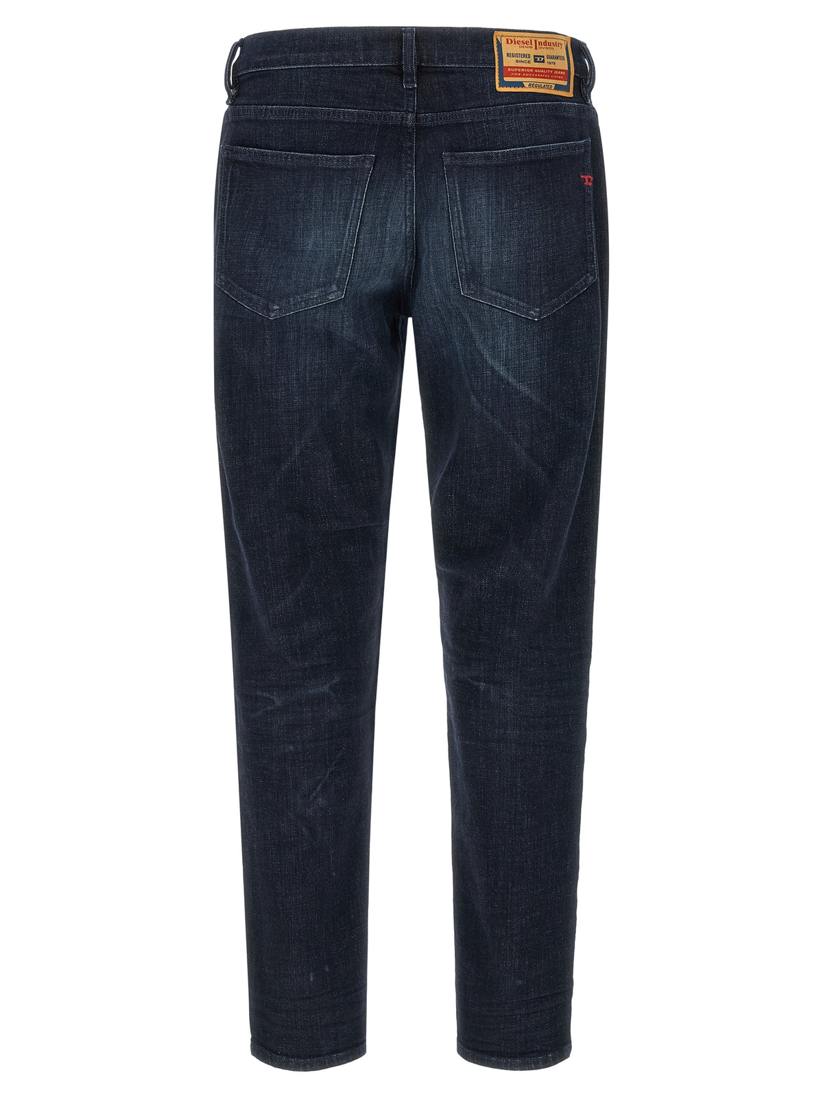 Jean droit Diesel en coton bleu