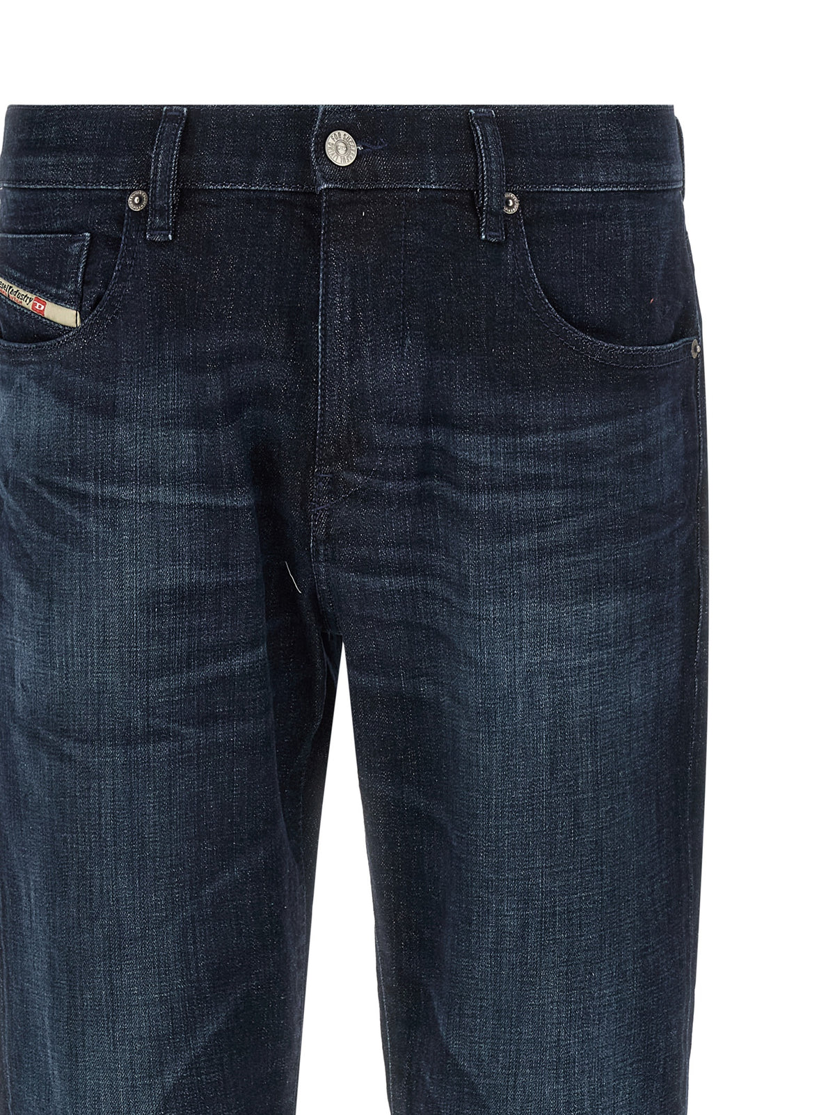 Jean droit Diesel en coton bleu