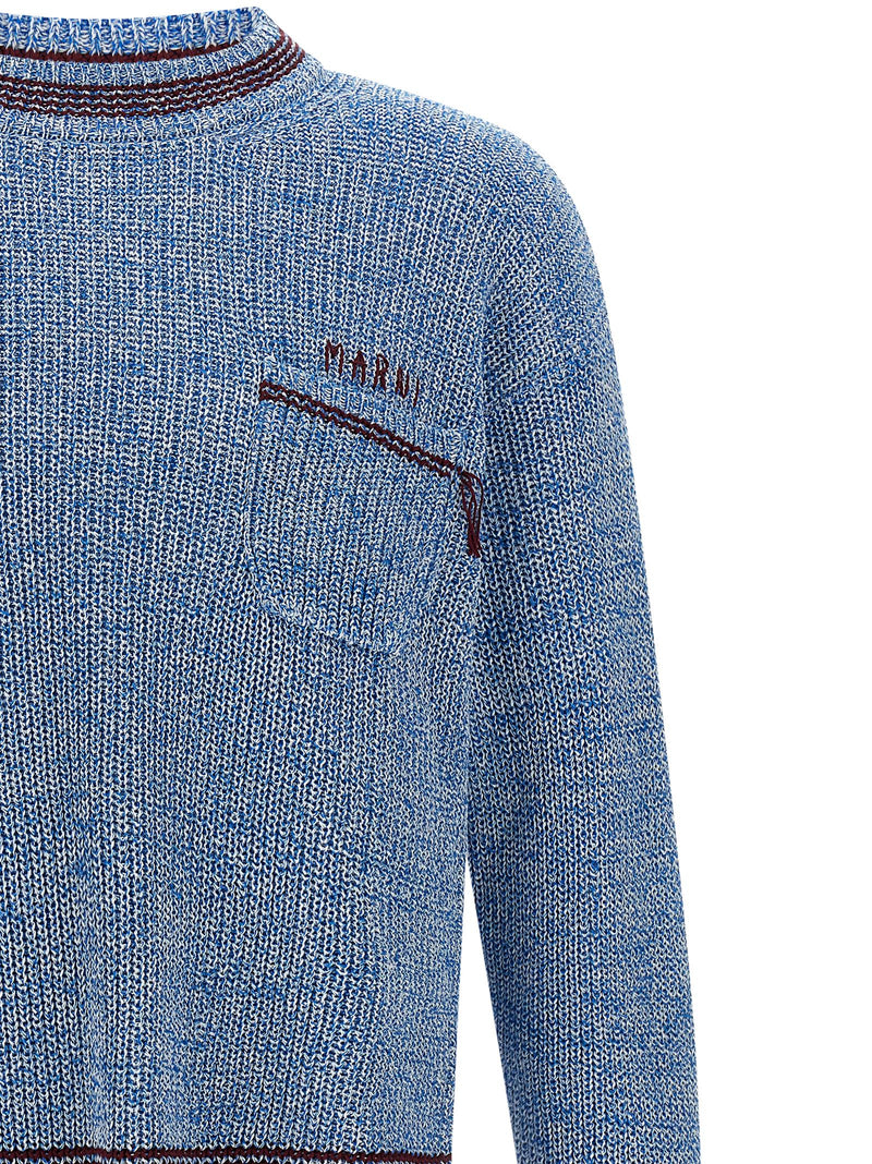 Marni Blue Cotton Cardigan - Stylish and Unique