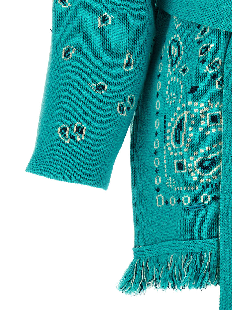 Cardigan en cachemire bleu Alanui