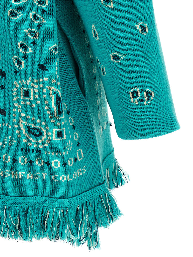 Cardigan en cachemire bleu Alanui