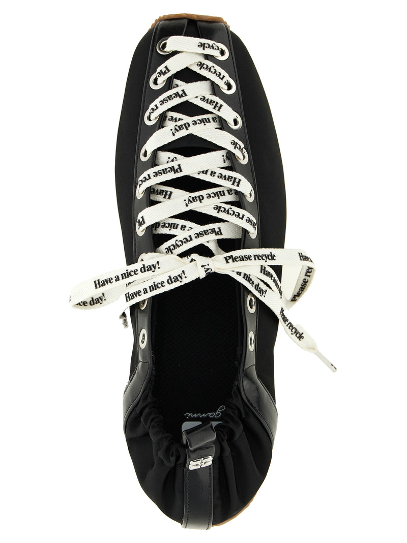 Ballerines Ganni noires en polyamide