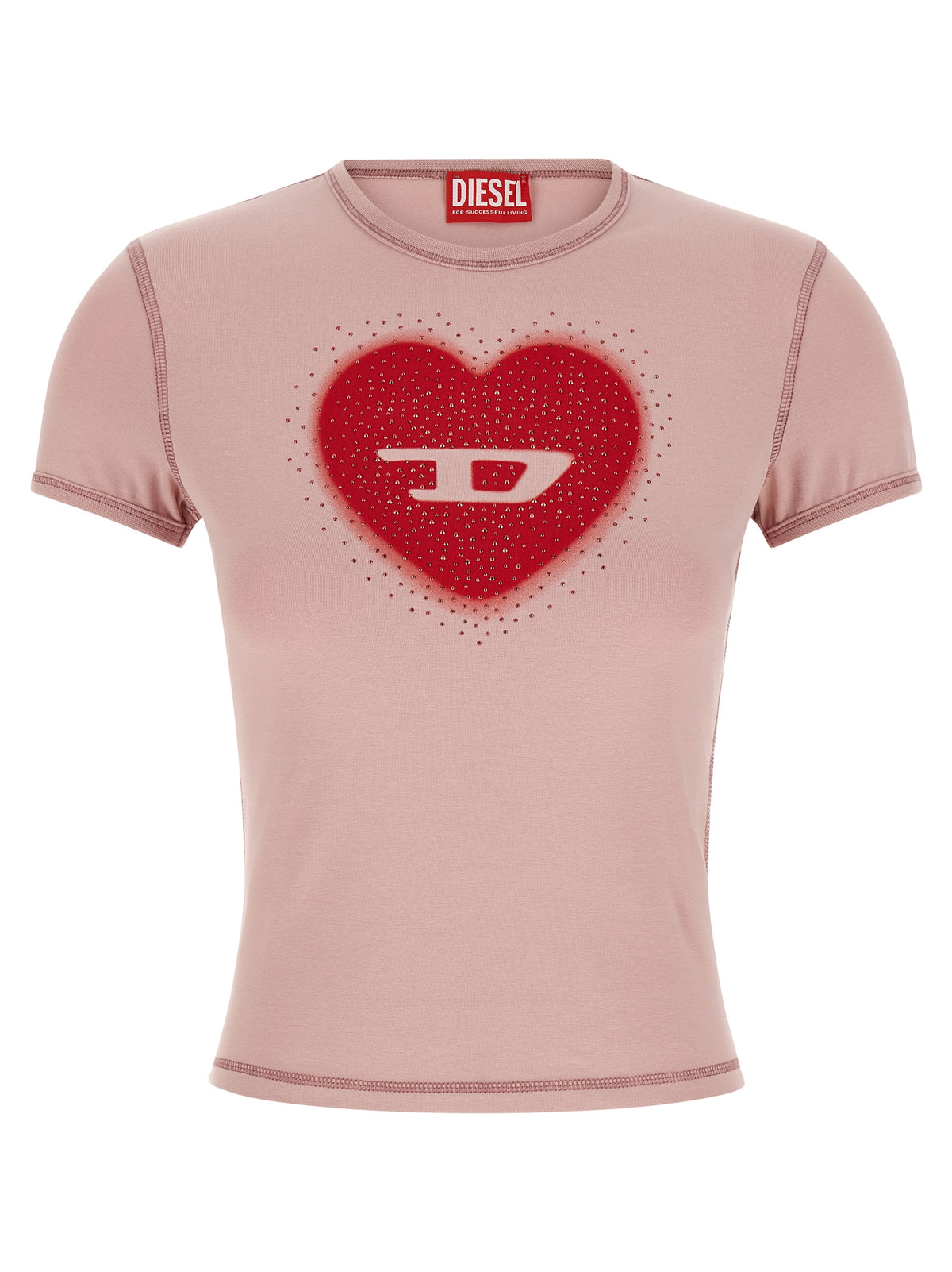 T-shirt Diesel en coton multicolore
