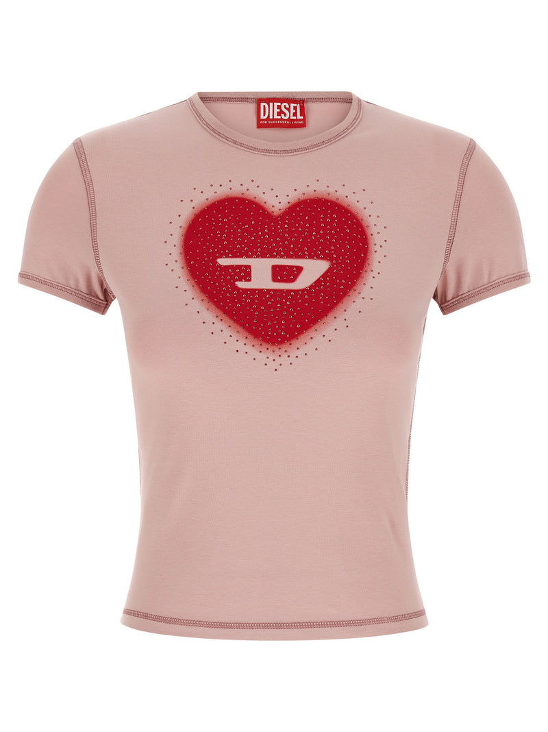 Diesel Multicolor Cotton T-Shirt