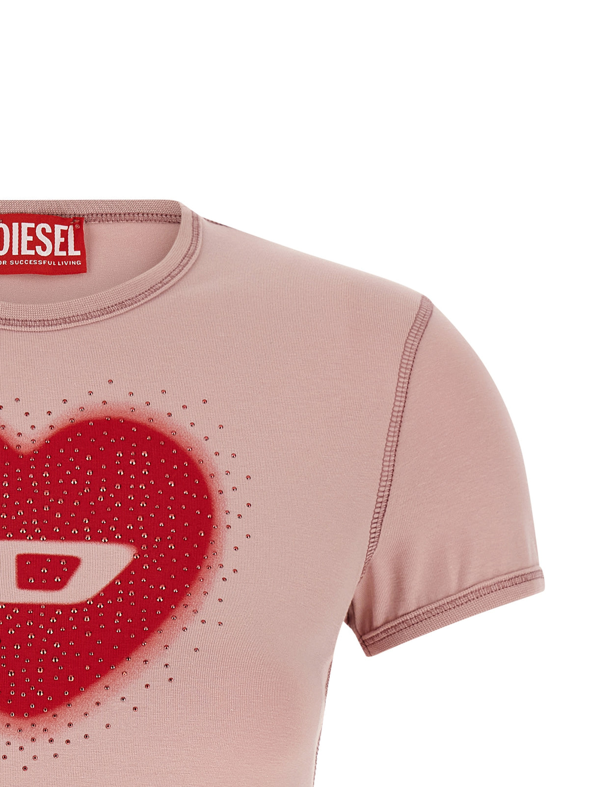 T-shirt Diesel en coton multicolore