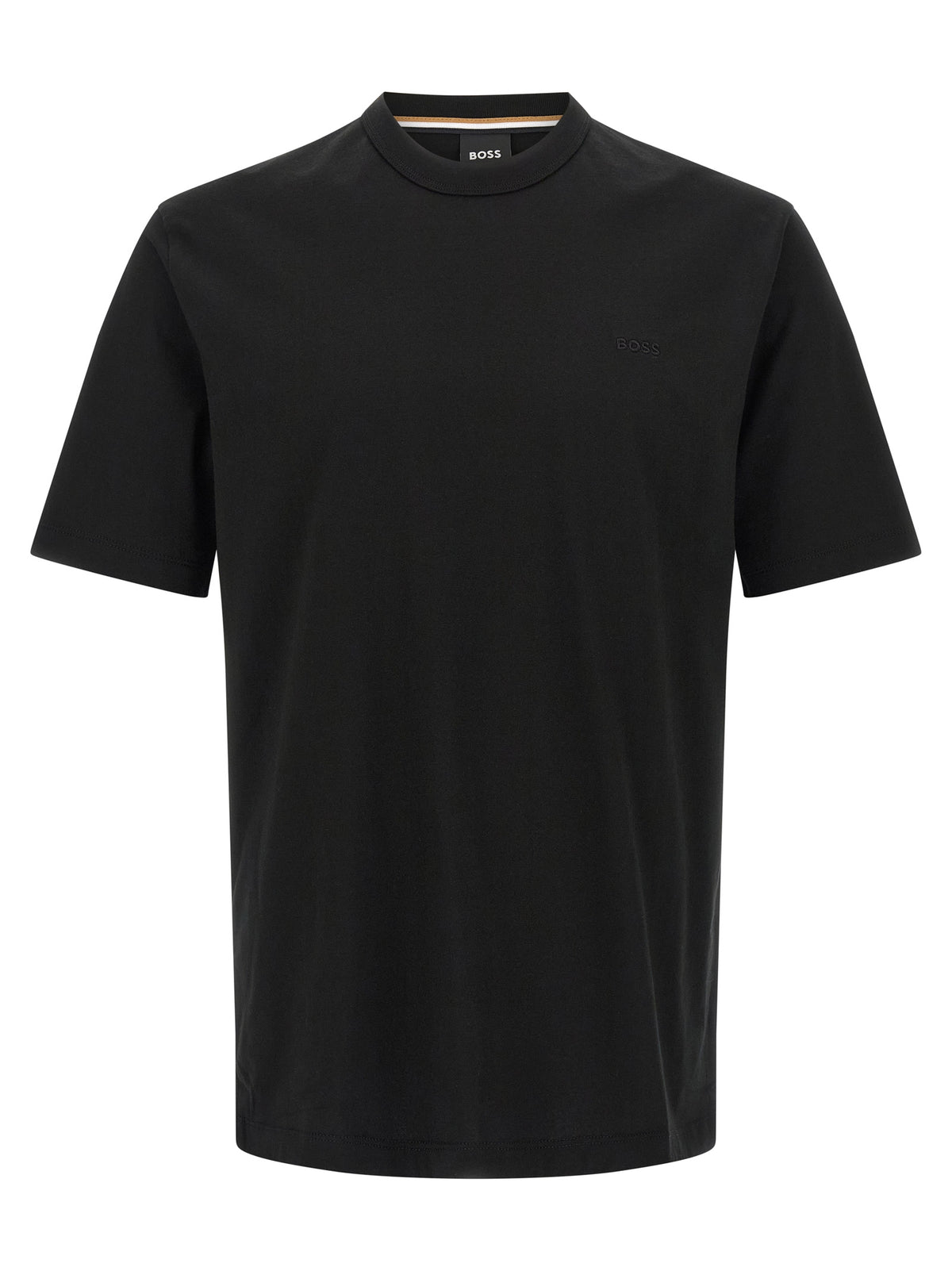 T-shirt en coton noir Hugo Boss