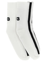 Y-3 Bicolor Cotton Socks - Stylish Comfort for Every Occasion