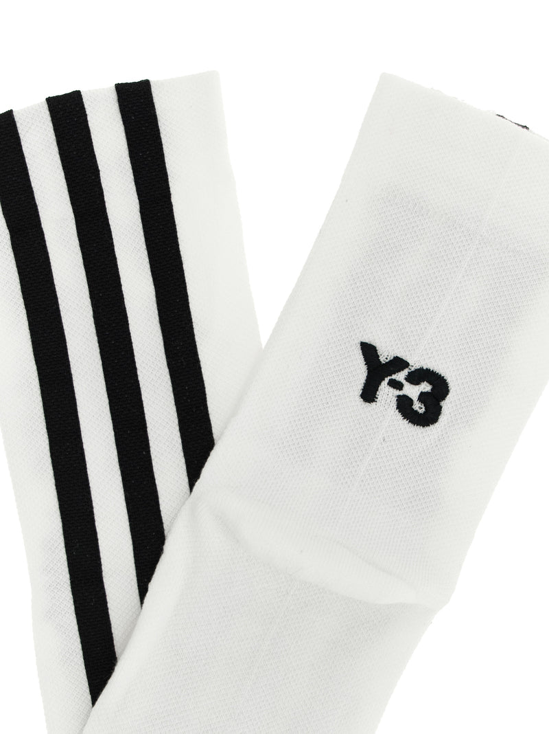 Y-3 Bicolor Cotton Socks - Stylish and Comfortable