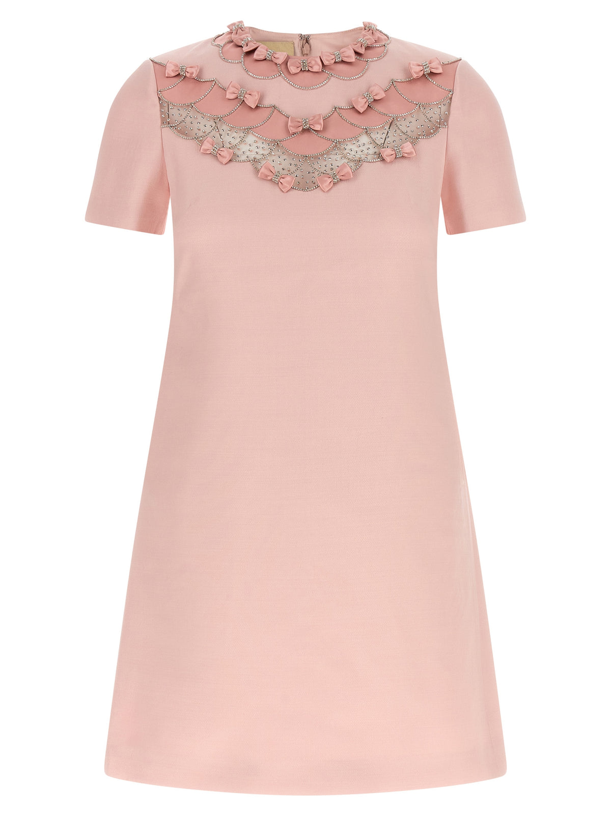 Valentino Garavani Multicolor Virgin Wool Short Dress