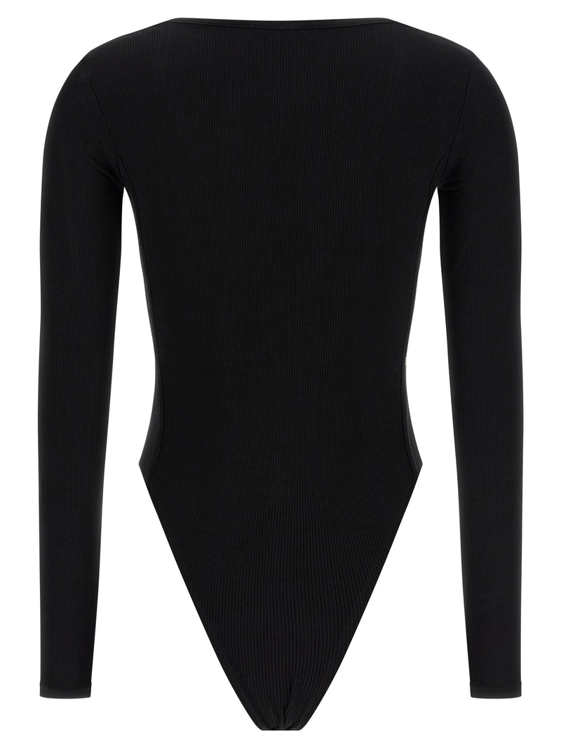 Diesel T-Bodyn Black Viscose Bodysuit for Women