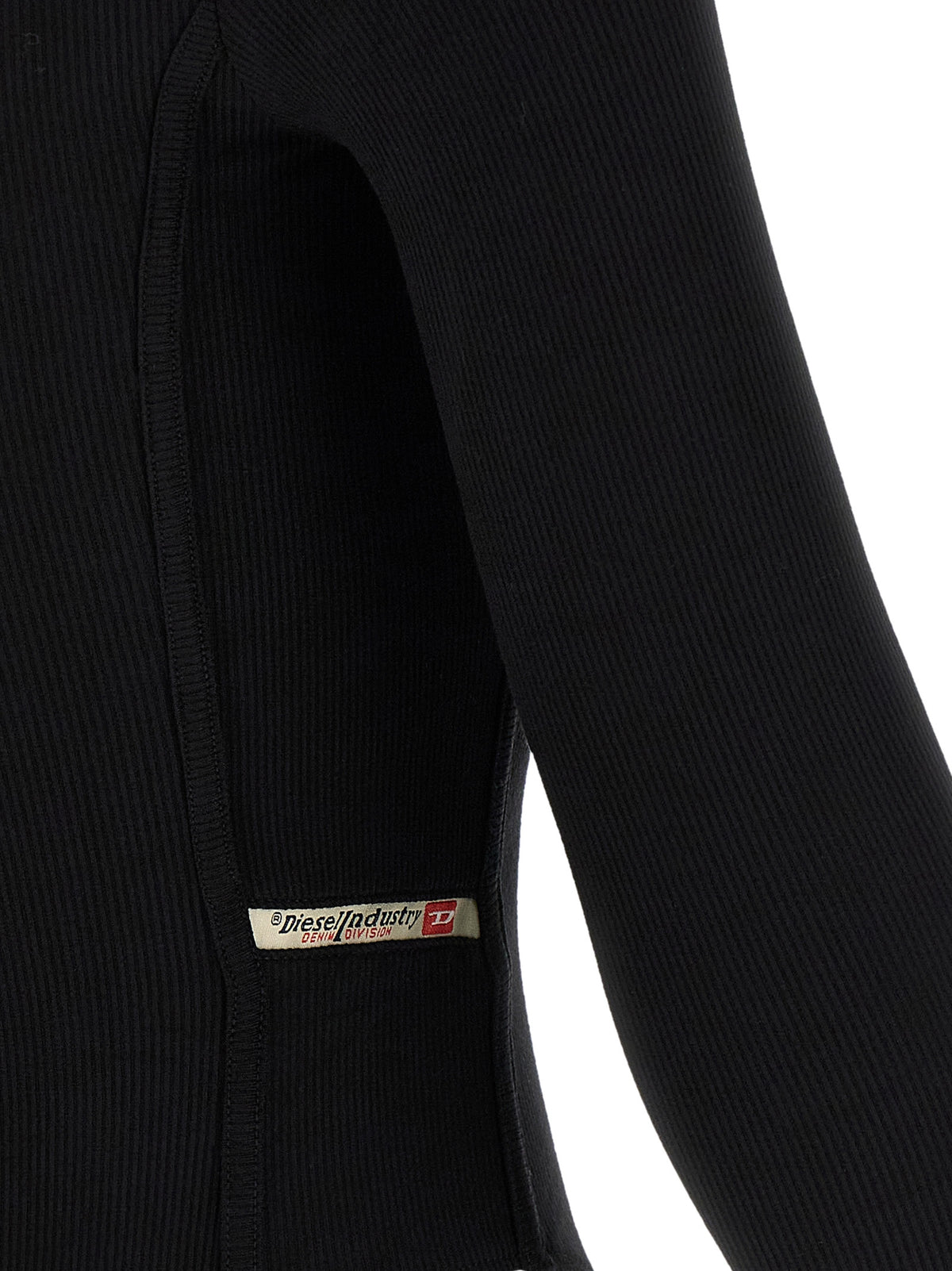 Diesel Black Viscose Bodysuit