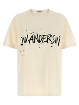 J.W.Anderson Beige Cotton T-Shirt - Circular Design
