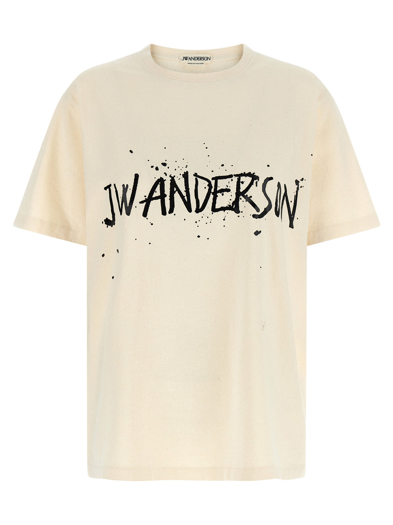 J.W.Anderson Beige Cotton T-Shirt - Circular Design
