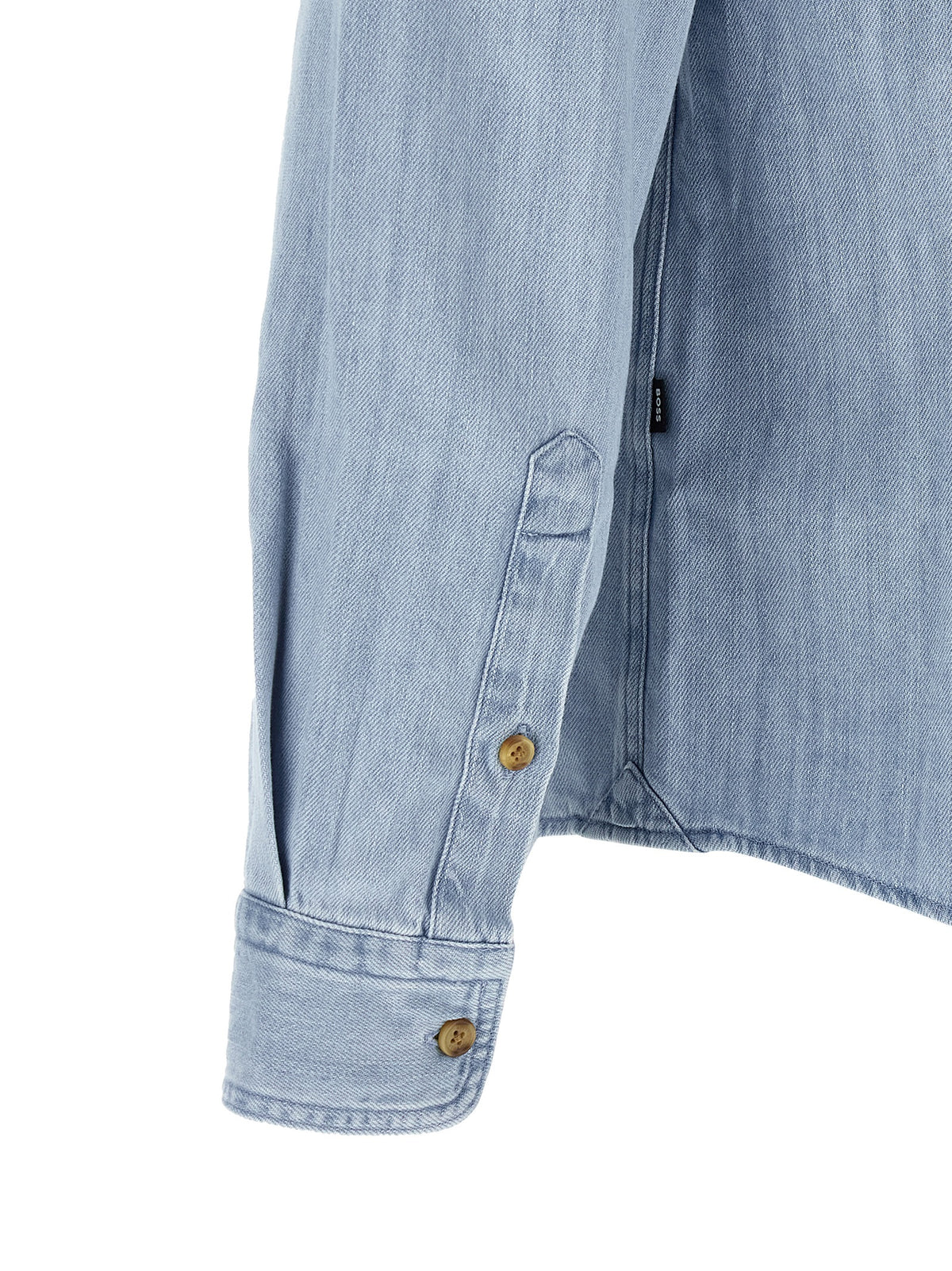 Hugo Boss H-Liam Light Blue Cotton Blouse for Men