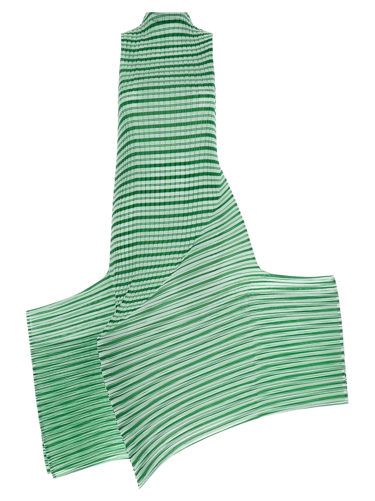 Robe longue Issey Miyake en polyester bicolore