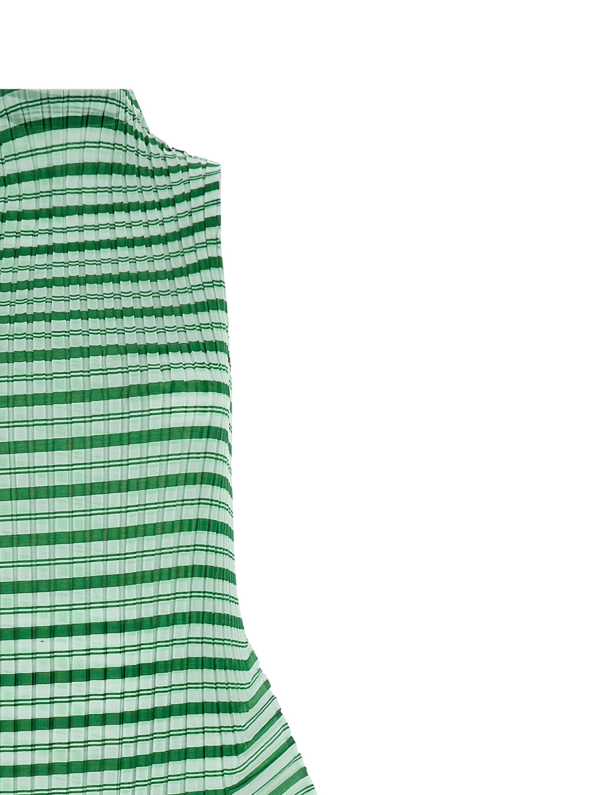 Robe longue Issey Miyake en polyester bicolore