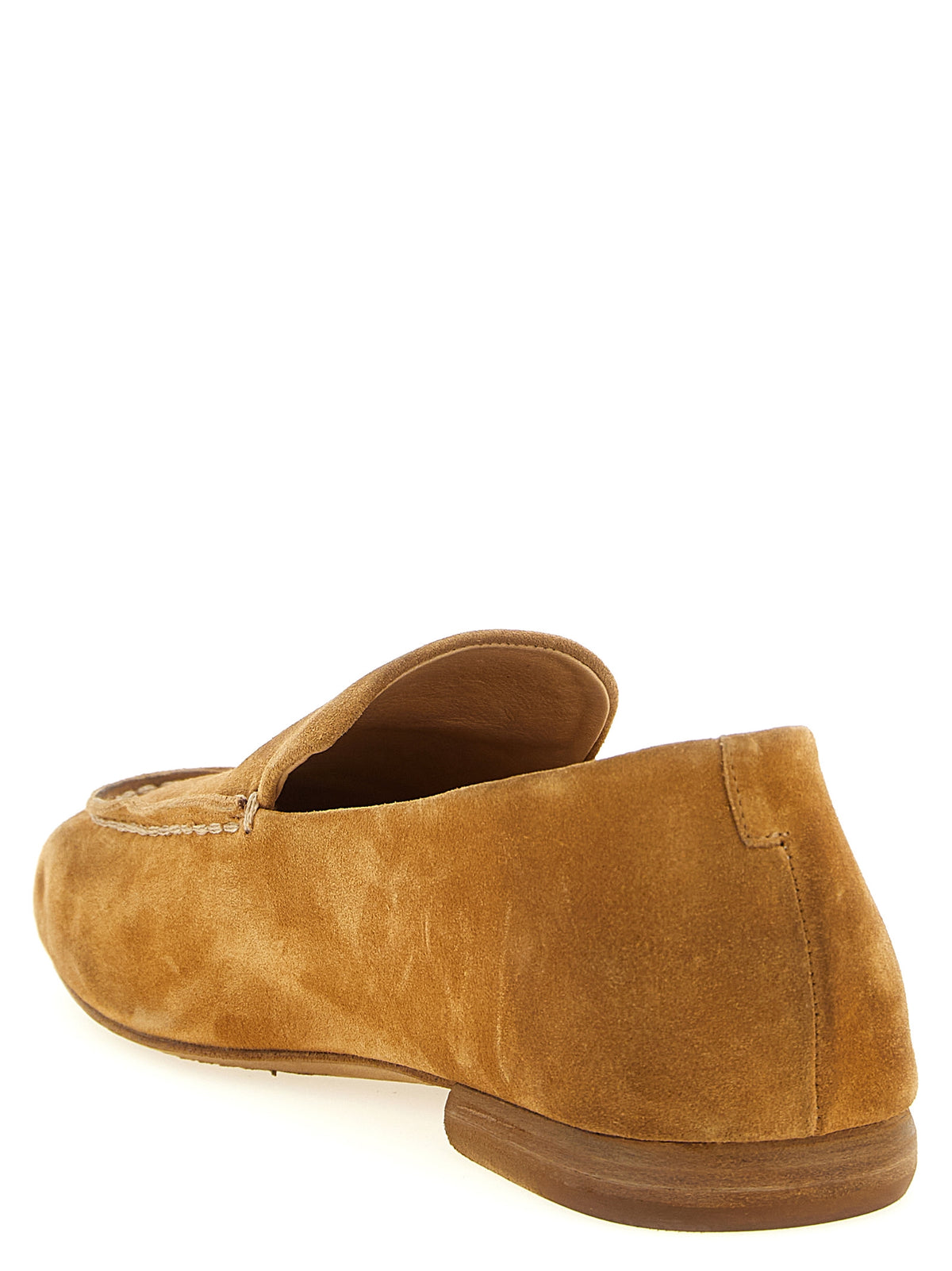 Mocassins à enfiler en cuir de veau marron Marsell
