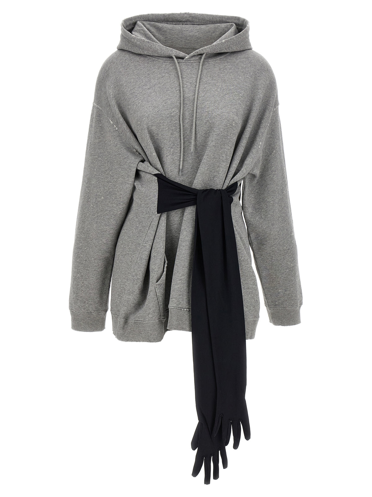 MM6 Maison Margiela Gray Cotton Short Dress