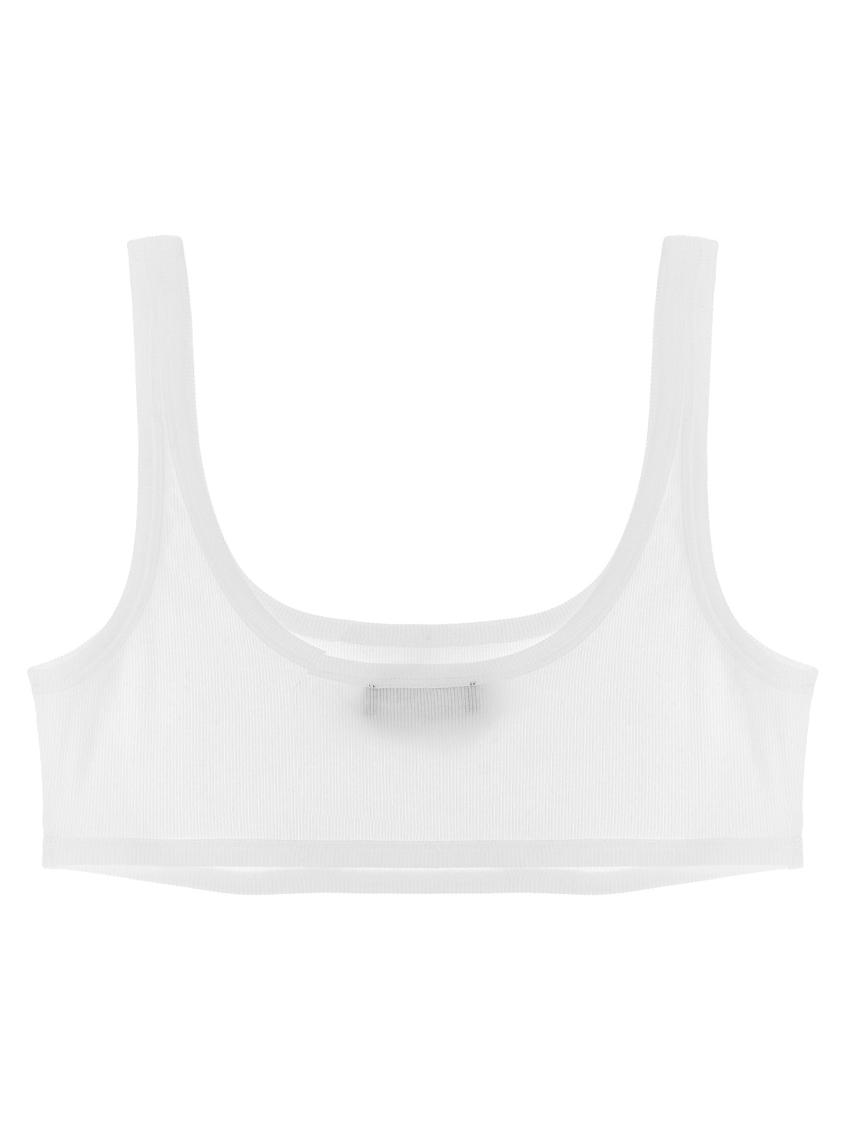 Versace White Cotton Bra - Stylish Comfort for Women