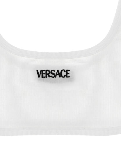 Versace White Cotton Bra