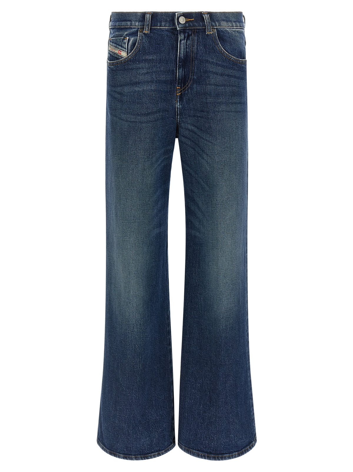 Diesel D-Akemi ‘1978’ Blue Cotton Flared Jeans for Women