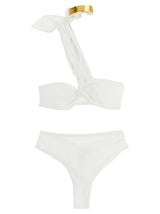 Bikini en polyamide blanc Elisabetta Franchi
