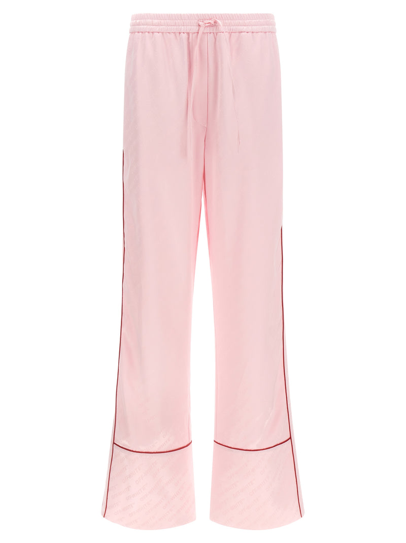 Off-White Multicolor Viscose Casual Pants