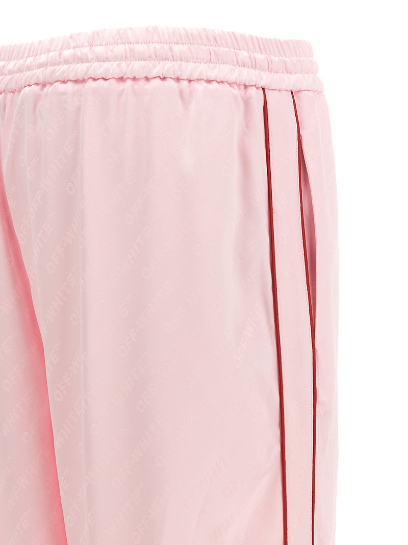 Off-White Multicolor Viscose Casual Pants