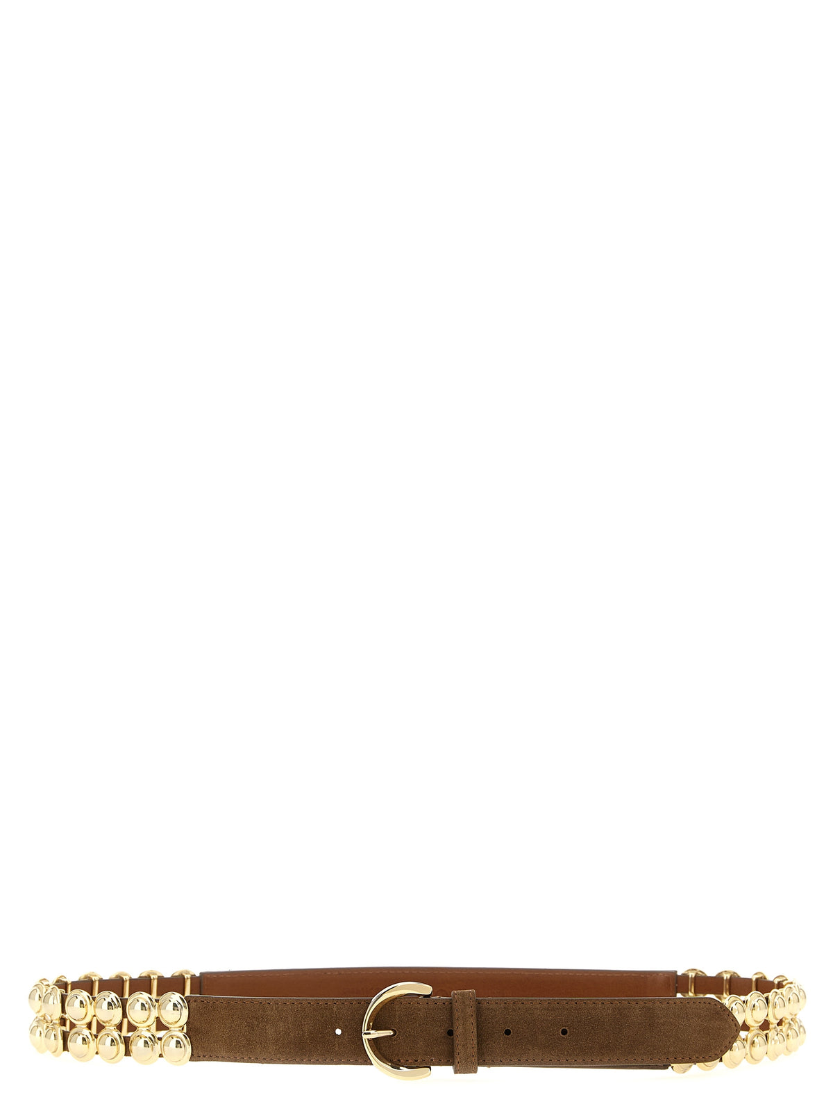Ceinture PINKO en cuir d'agneau marron coupe classique