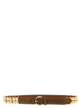 Ceinture PINKO en cuir d'agneau marron coupe classique