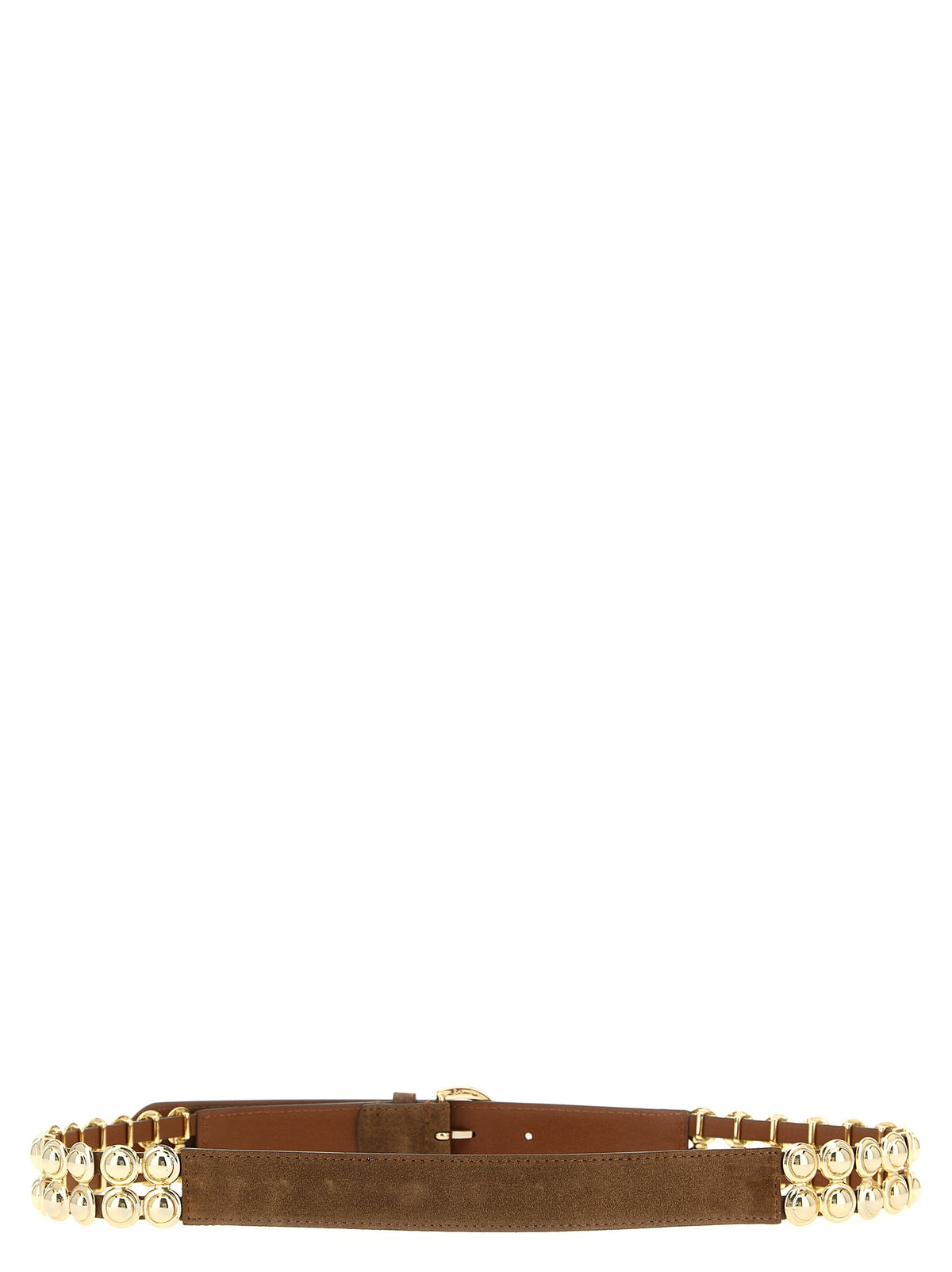 Ceinture PINKO en cuir d'agneau marron coupe classique